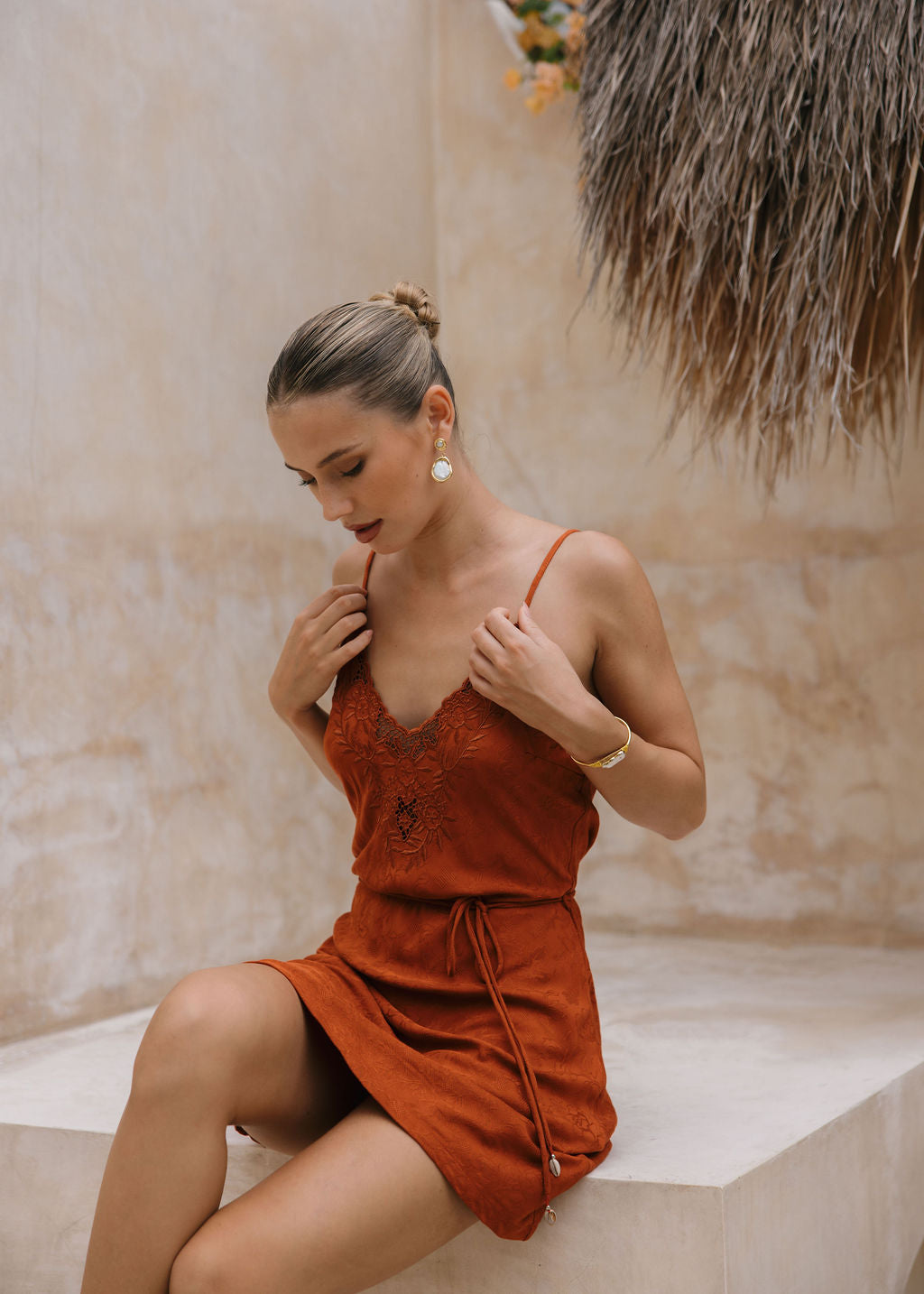 Bella Mini Dress - Merlot