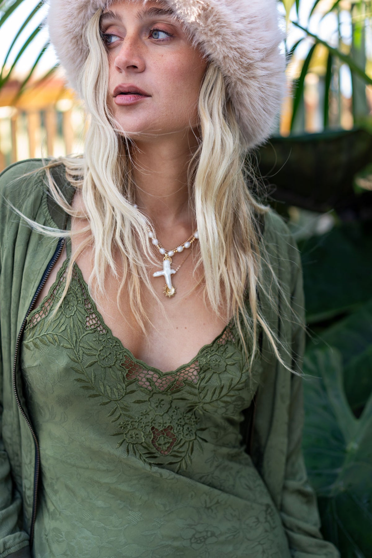 Bella Mini Dress - Olive