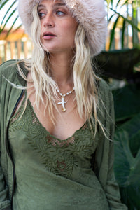 Bella Mini Dress - Olive