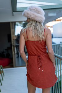 Bella Mini Dress - Merlot