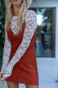 Bella Mini Dress - Merlot