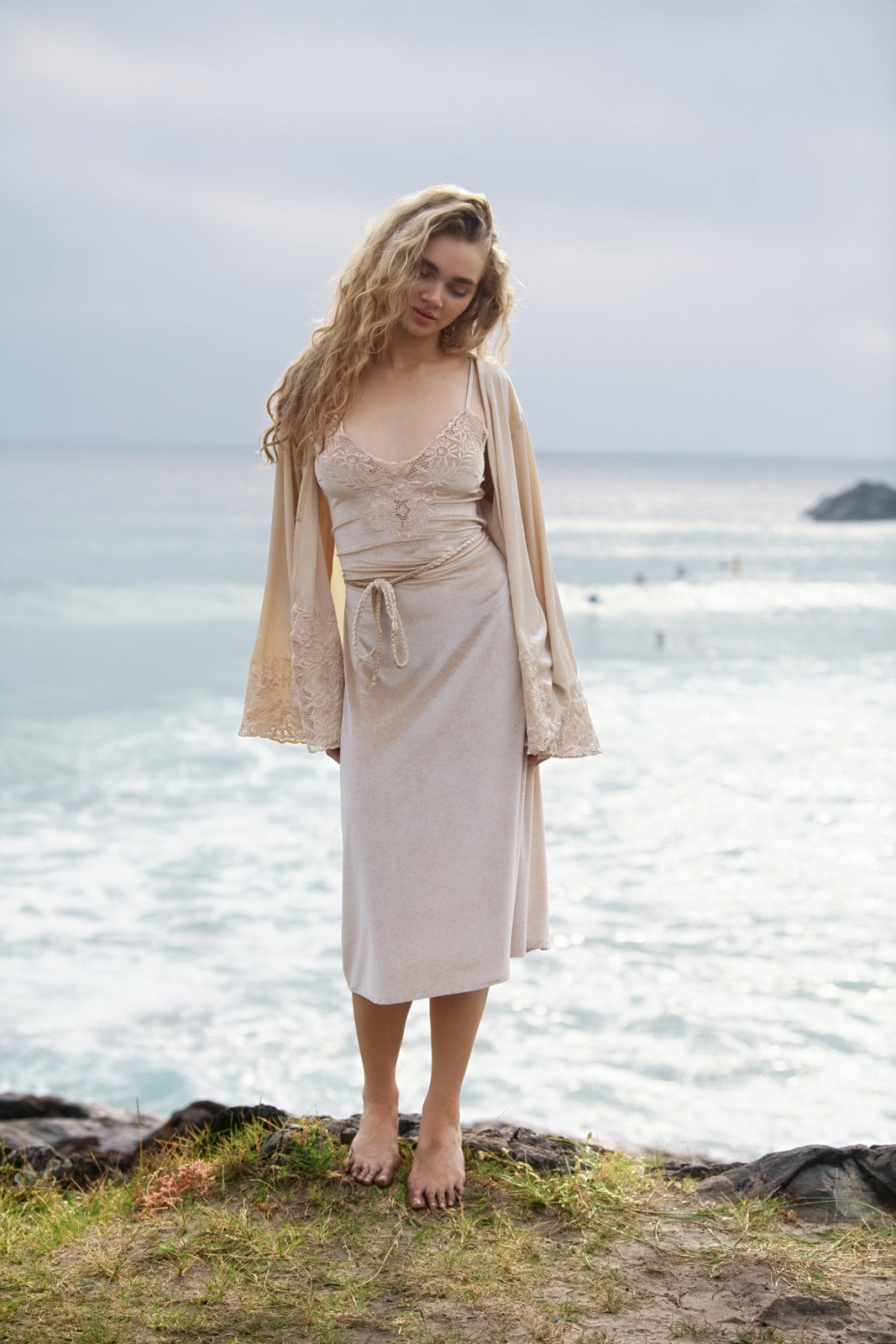 Hendrix Midi Dress - Cream