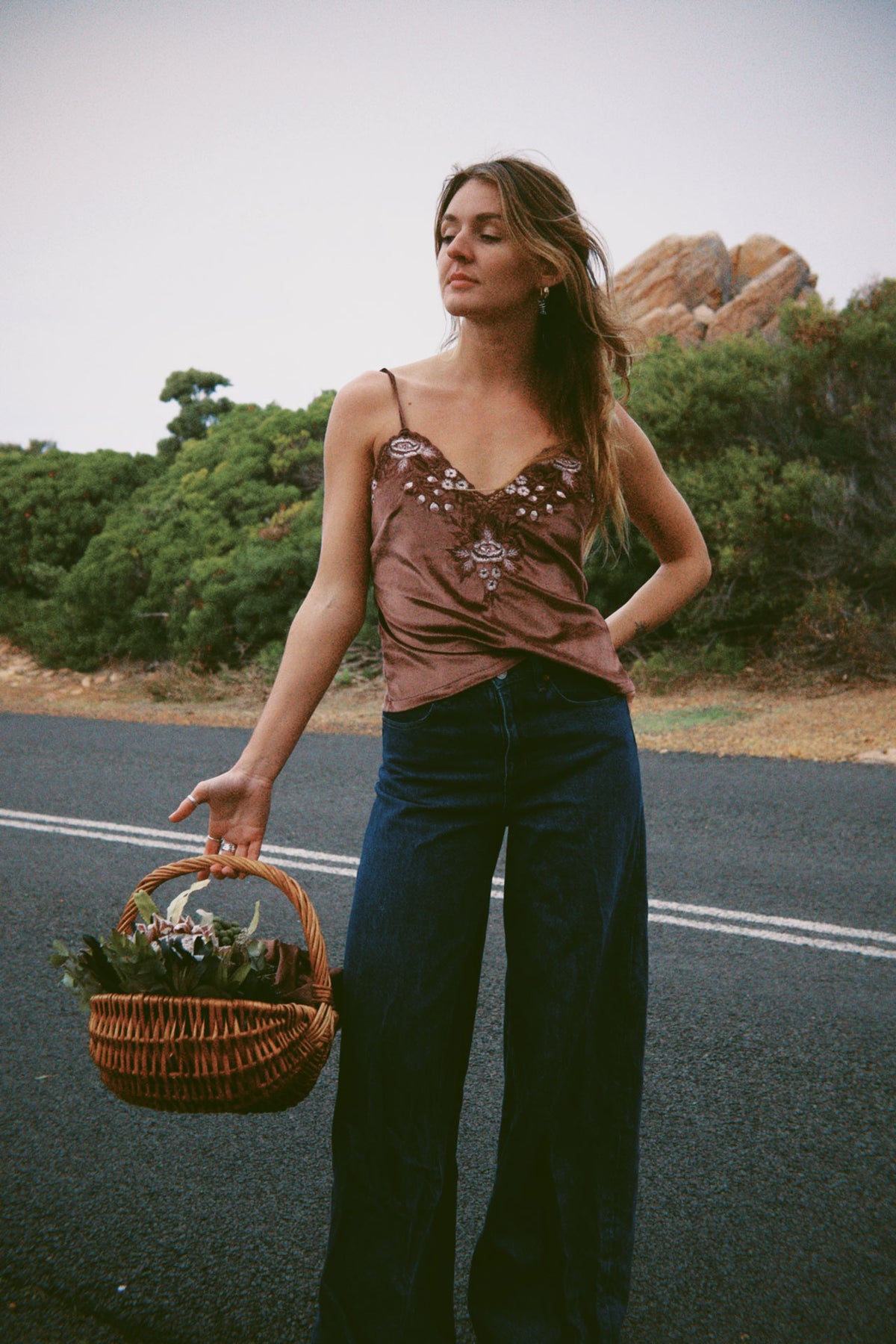 Hendrix Cami -  Brown