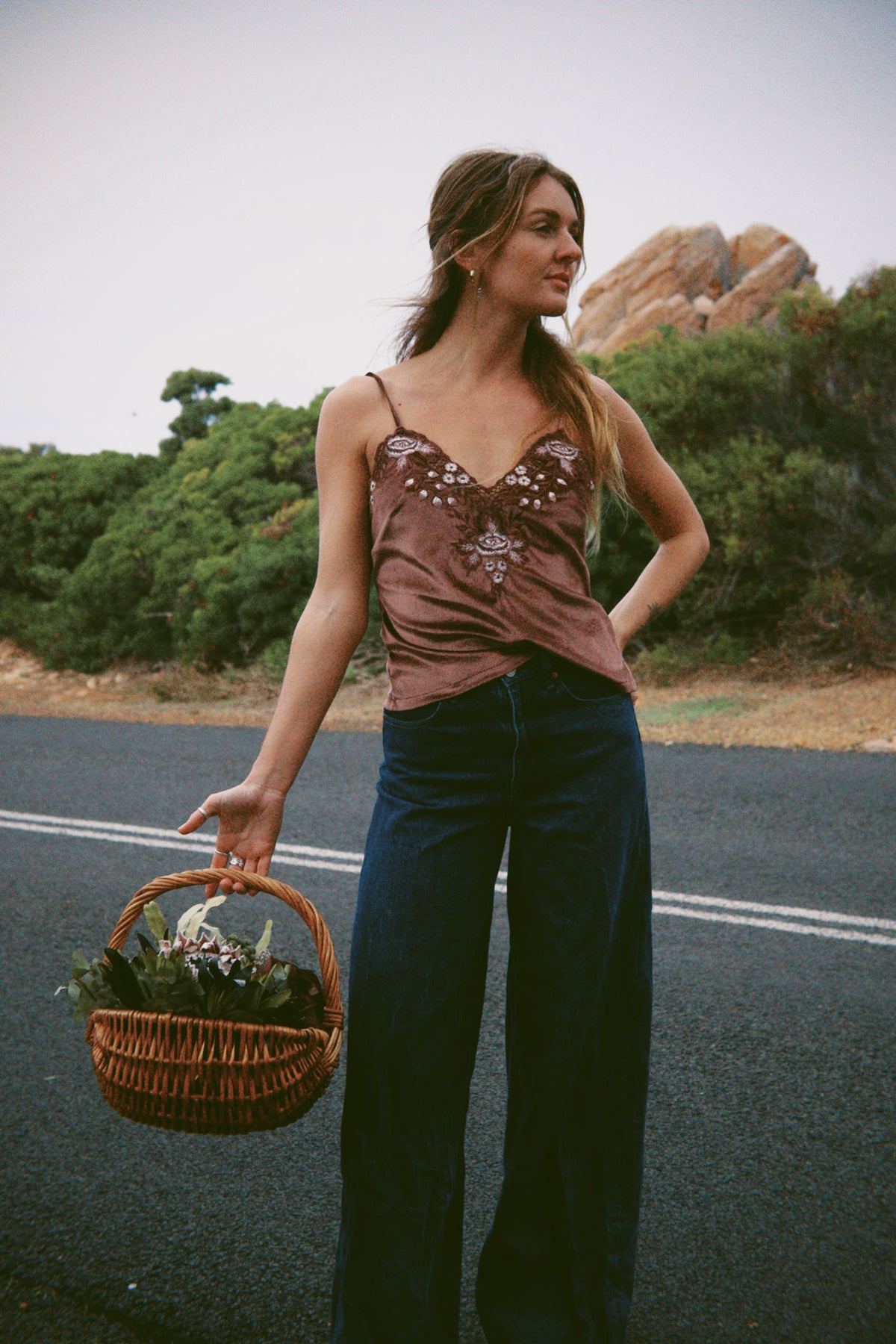 Hendrix Cami -  Brown