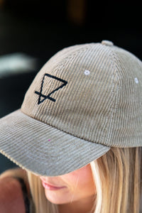 Khaki Cord Cap