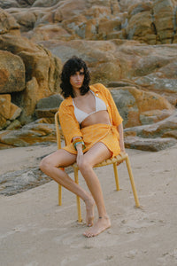 Marigold Wrap Mini Skirt