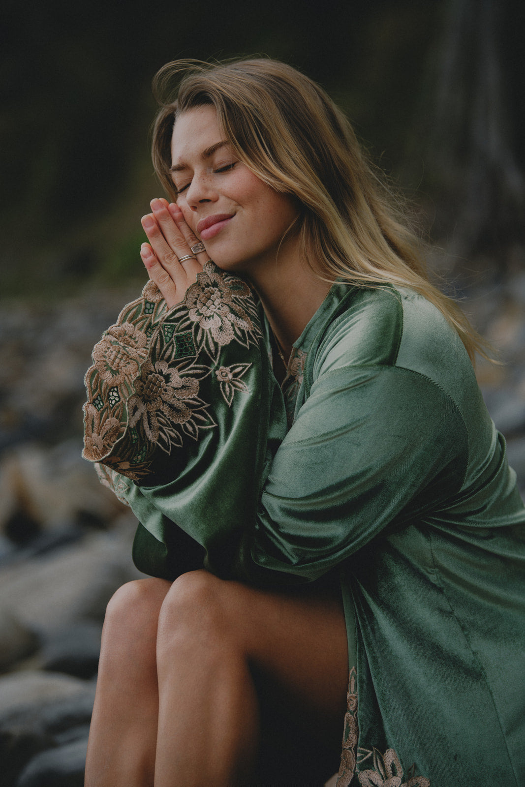 Hendrix Kimono Jacket - Moss