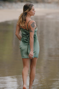 Hendrix Mini Dress - Moss