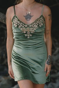 Hendrix Mini Dress - Moss