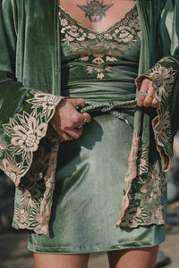 Hendrix Kimono Jacket - Moss