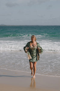 Hendrix Mini Dress - Moss