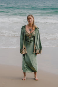 Hendrix Kimono Jacket - Moss