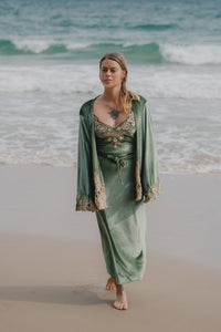 Hendrix Kimono Jacket - Moss