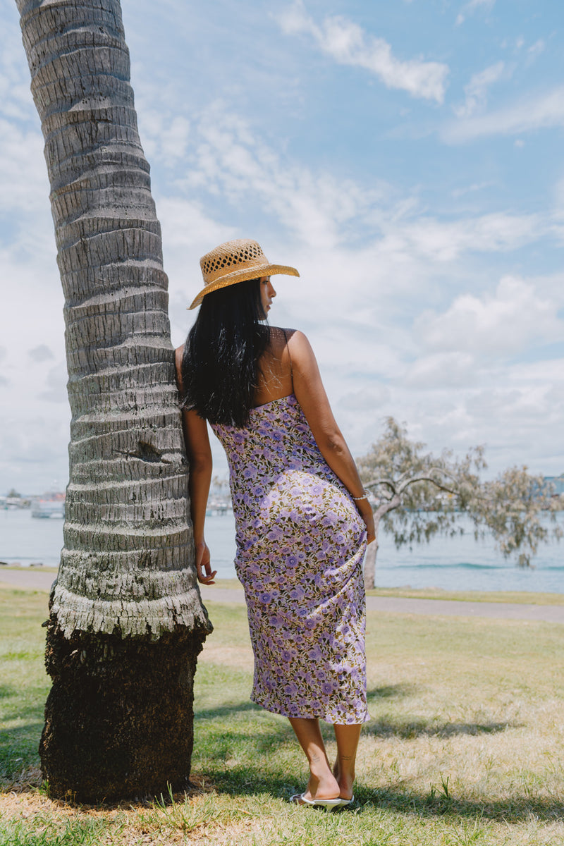 Violet Strapless midi