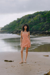 Quinn Mini Dress - Coral