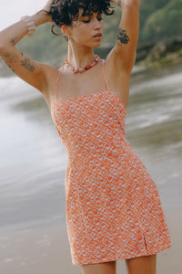Quinn Mini Dress - Coral