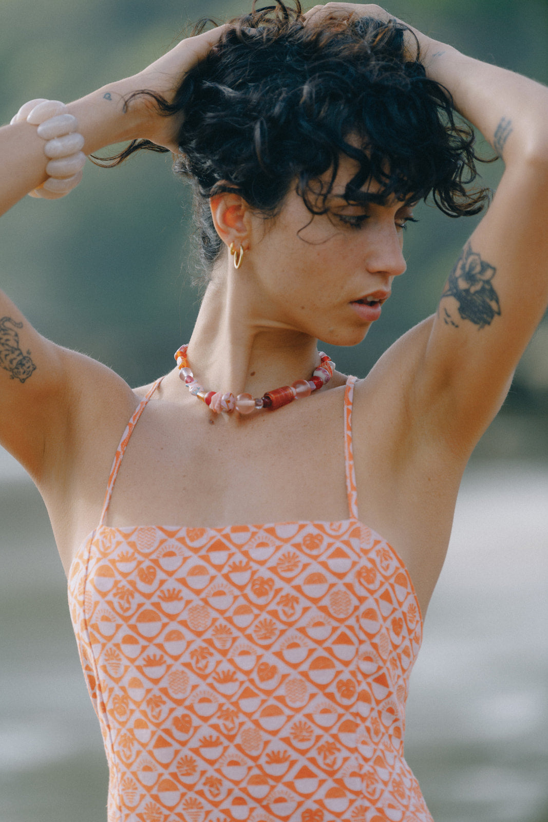 Quinn Mini Dress - Coral