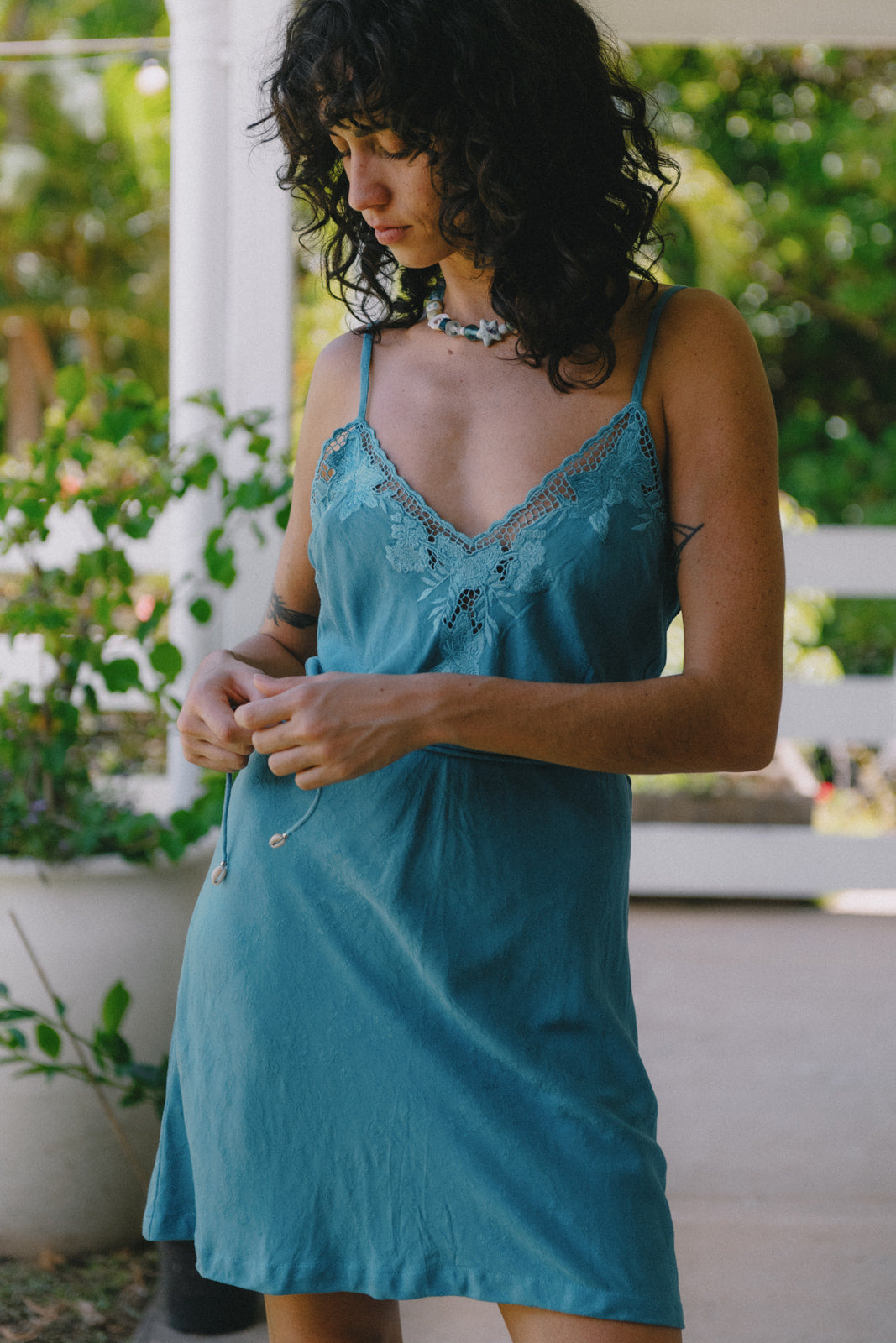 Bella Mini Dress - Teal