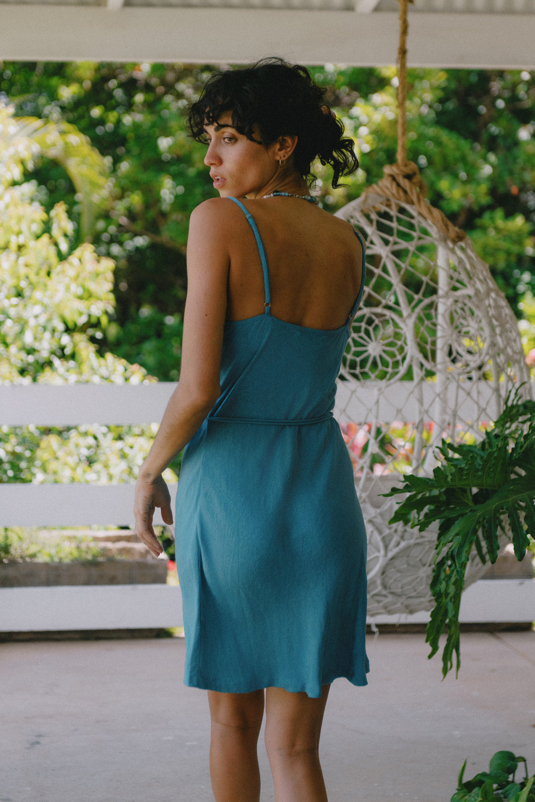 Bella Mini Dress - Teal