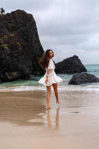 Gypsy Play Dress - White