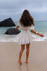 Gypsy Play Dress - White