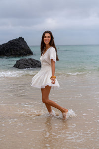 Gypsy Play Dress - White