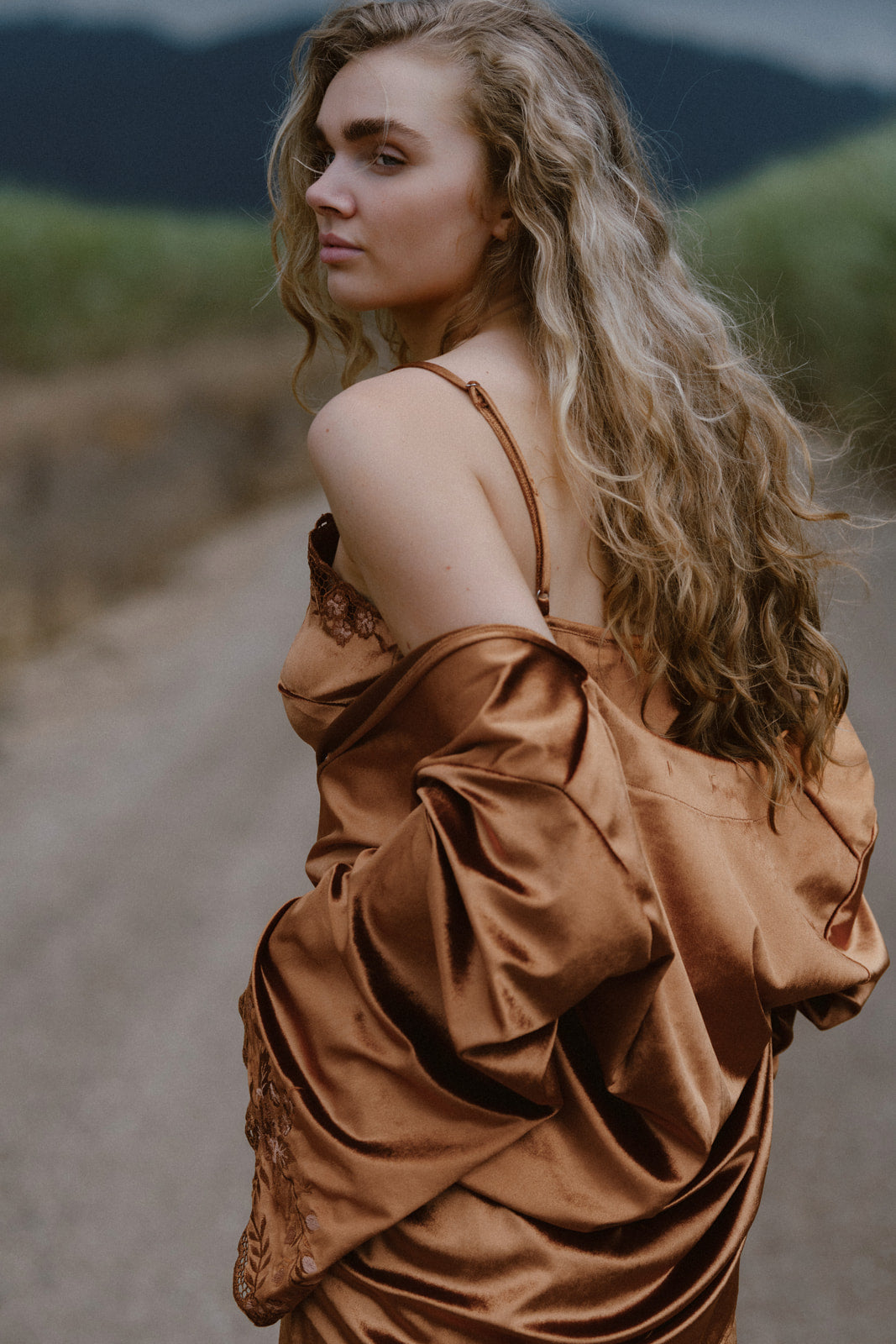 Hendrix Kimono Jacket - Bronze – Marlo the label