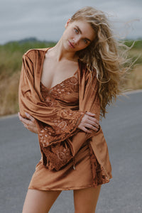 Hendrix Mini Dress - Bronze
