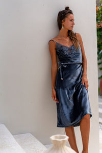 Hendrix Midi Dress - Charcoal
