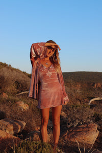 Hendrix Mini Dress - Mulberry