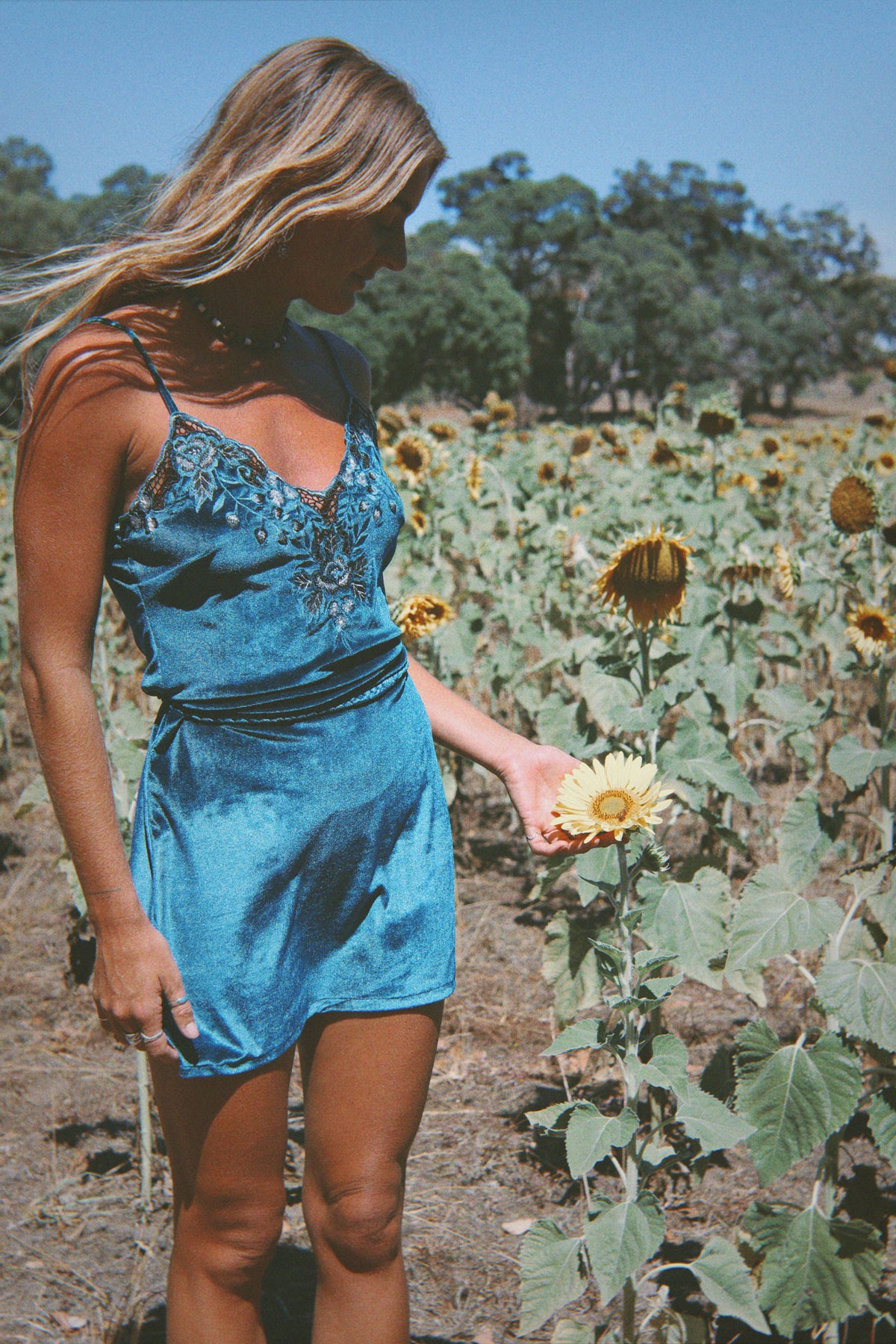 teal blue mini dress Dayton Teal Sequin Mini Dress - US 14