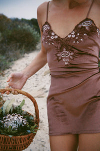 Hendrix Mini Dress - Brown