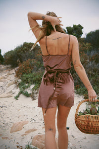 Hendrix Mini Dress - Brown