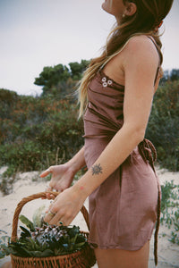 Hendrix Mini Dress - Brown