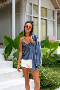 Hendrix Cami - Charcoal