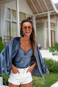 Hendrix Cami - Charcoal