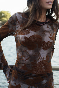 Lenni Mesh Top