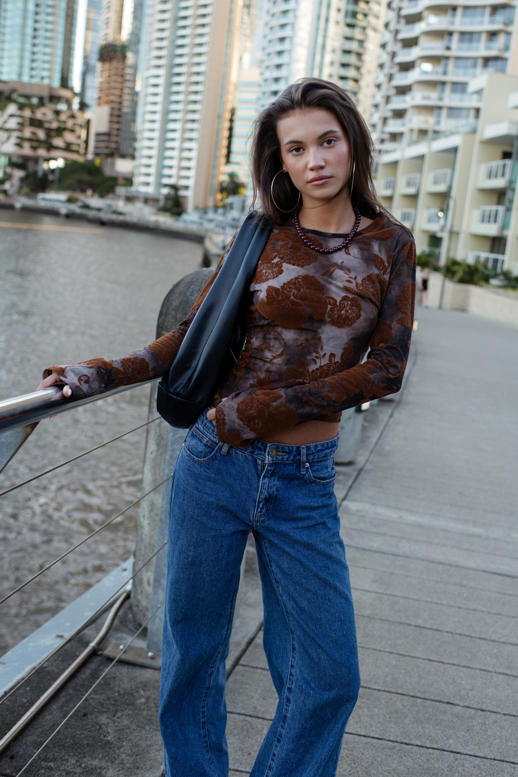 Lenni Mesh Top