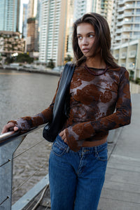 Lenni Mesh Top