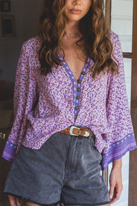 Lani Blouse -  Mulberry