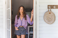 Lani Blouse -  Mulberry