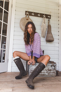 Lani Blouse -  Mulberry