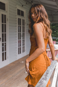 Bella Mini Dress - Ochre