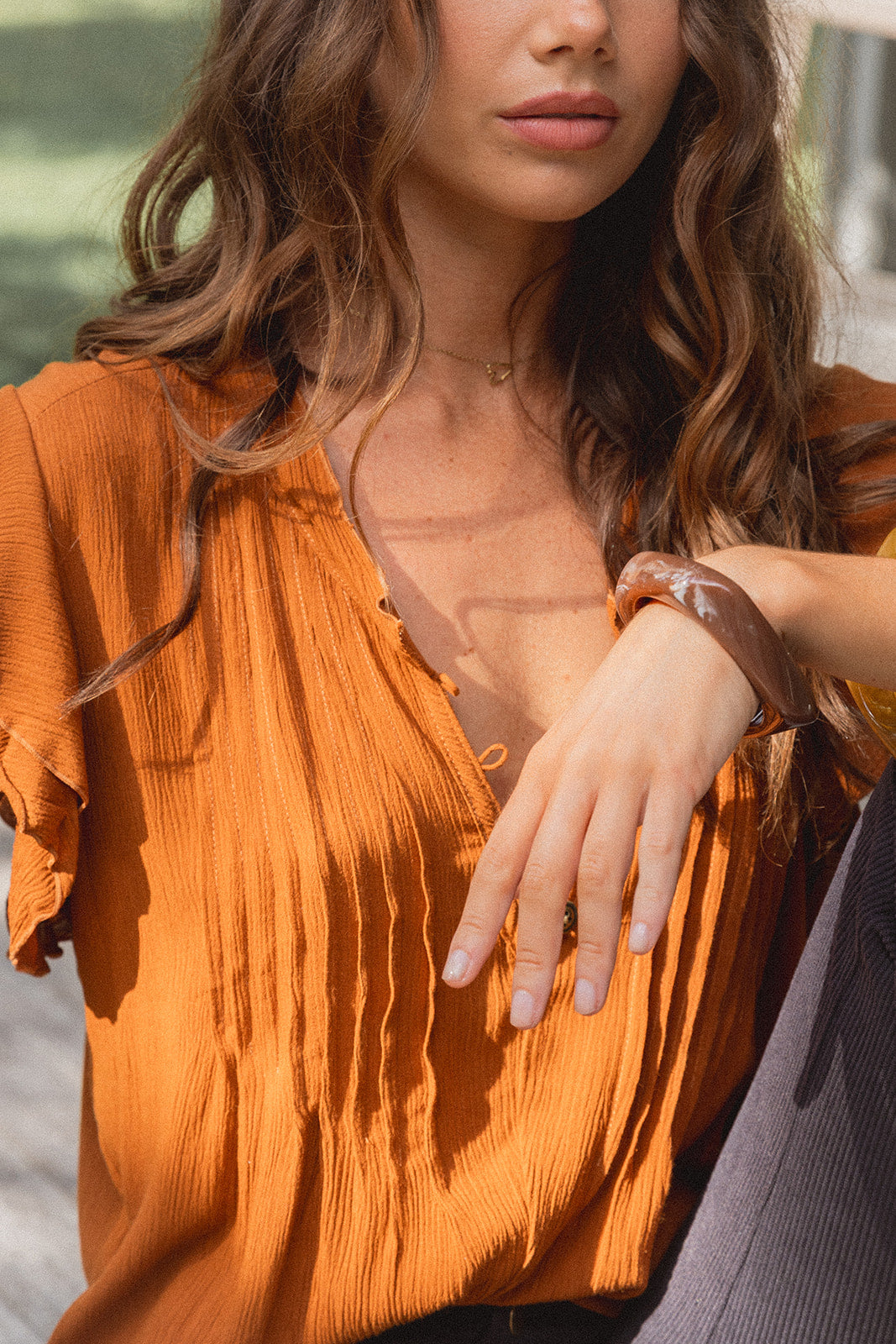 Hazel Blouse - Ochre