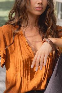 Hazel Blouse - Ochre