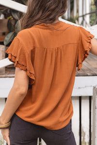 Hazel Blouse - Ochre
