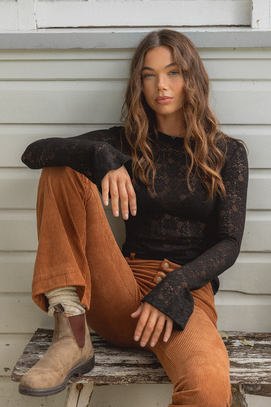 Lace Layering Top - Black – Marlo the label