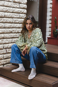 Maya Blouse -  Moss