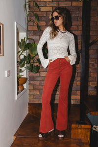 Lace Layering Top - Cream