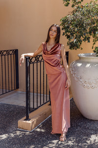 Terracotta Maxi Skirt